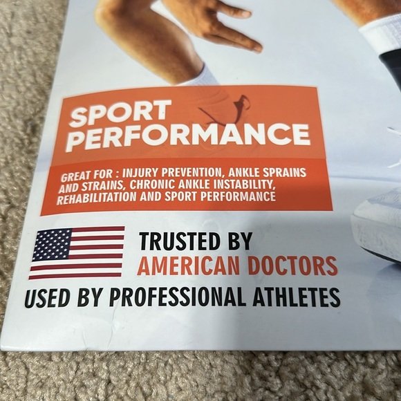 DR. BRACE Padded Ankle Brace With Strap Sport Performance X large - Picture 2 of 5